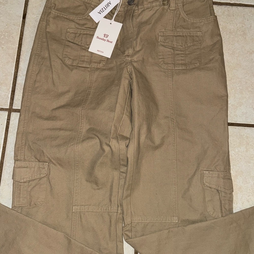 ARITZIA Khaki Pandan Pant—BNWT - Picture 3 of 4